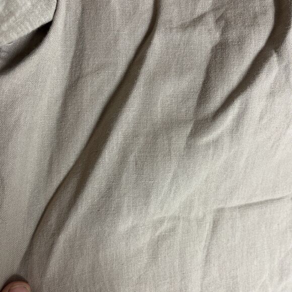 SOFT SURROUNDINGS Linen Cotton Button Up Top Women's Sz XS Resort Boho - Picture 6 of 13